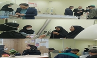 بازدید دوره‌ای  رئیس ، مدیریت  و جانشین مدیر پرستاری این مرکز از واحد سی تی اسکن و واحددرمانگاه تخصصی شهید سلیمانی مرکز آموزشی درمانی حضرت ولیعصر بروجن